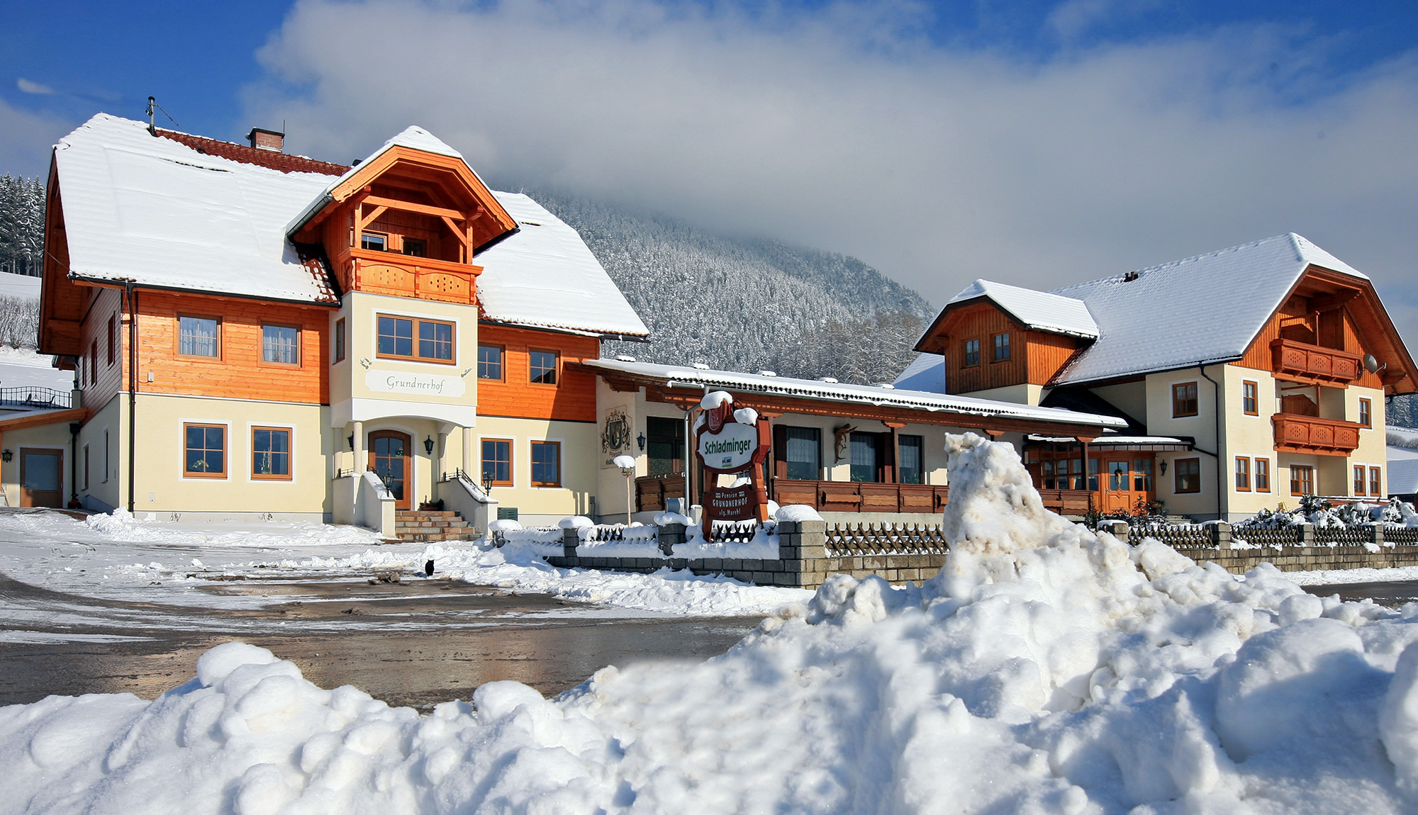 Winterurlaub in der Pension Grundnerhof in Haus im Ennstal.